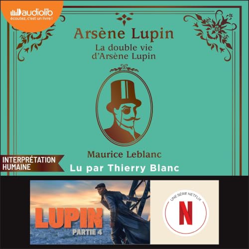 Couverture du livre audio La double vie d'Arsène Lupin