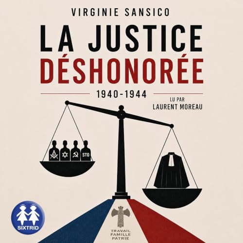 Couverture du livre audio La justice déshonorée - 1940-1944