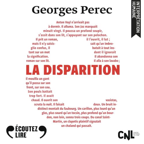 Couverture du livre audio La disparition